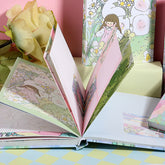 Aesthetic Kawaii Illustrated Hardcover Notebook, Kawai Notebooks